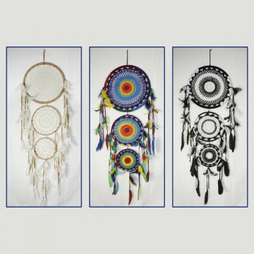 Dreamcatcher macrame triple 100cm (32-22-16cm)