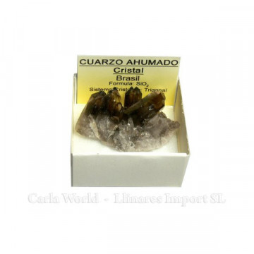 Cajita 4x4 – Cuarzo ahumado Cristal - Brasil