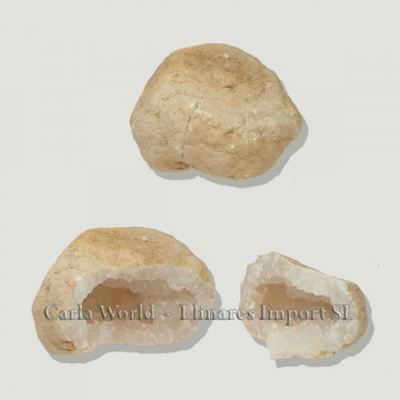 Geoda Cuarzo pareja Marruecos (50 7-9cm)