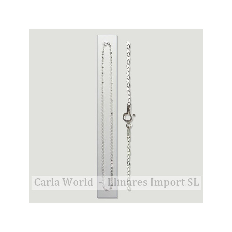Cadena plata 40 cm - Modelo 19 Cadena plata 40 cm - Modelo 19