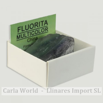 Cajita 4x4 - Fluorita multicolor - China