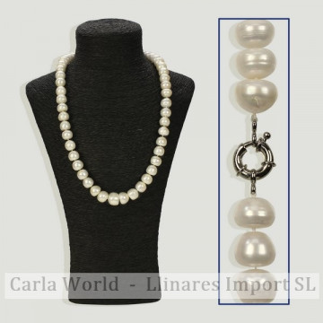 Collar perla blanca 60cm