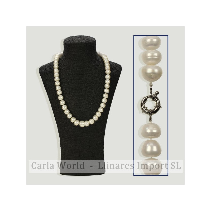 Collar perla blanca 60cm Collar perla blanca 60cm