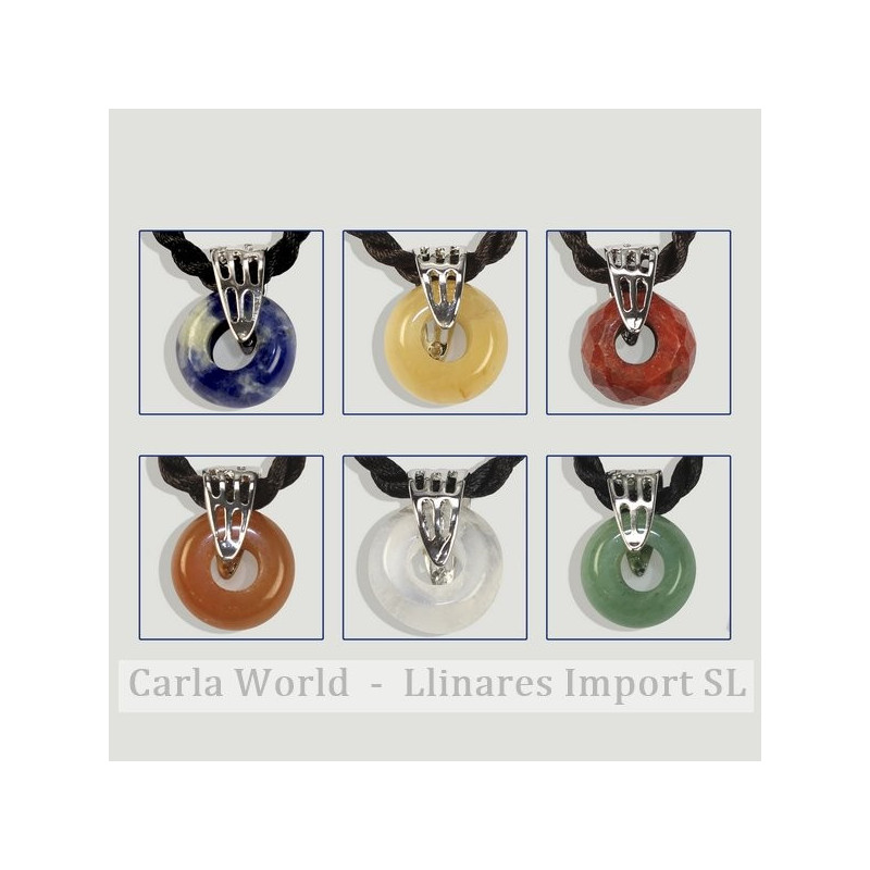 MINERAL SURTIDO. Colgante silverplated minerales surtidos con cordón MINERAL SURTIDO. Colgante silverplated minerales surtidos con cordón