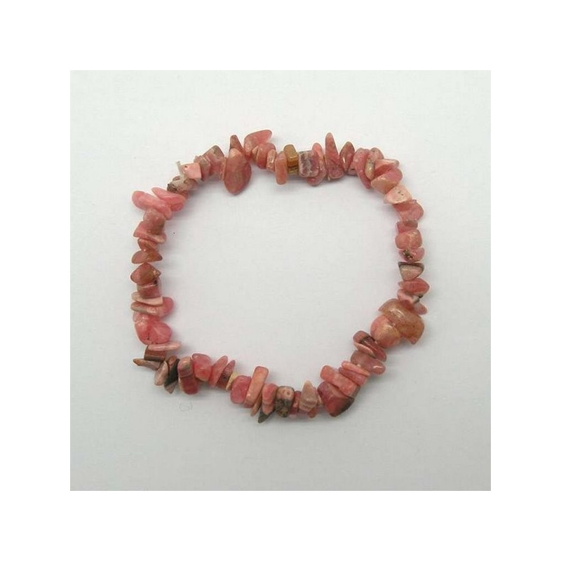 Pulsera chip elástica Rodocrosita Pulsera chip elástica Rodocrosita