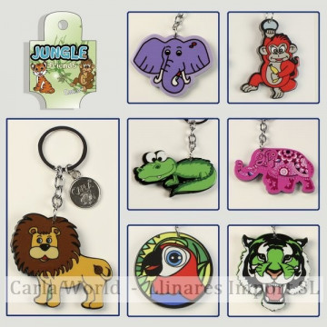 JUNGLE FRIENDS. Rueda entera (96 piezas)