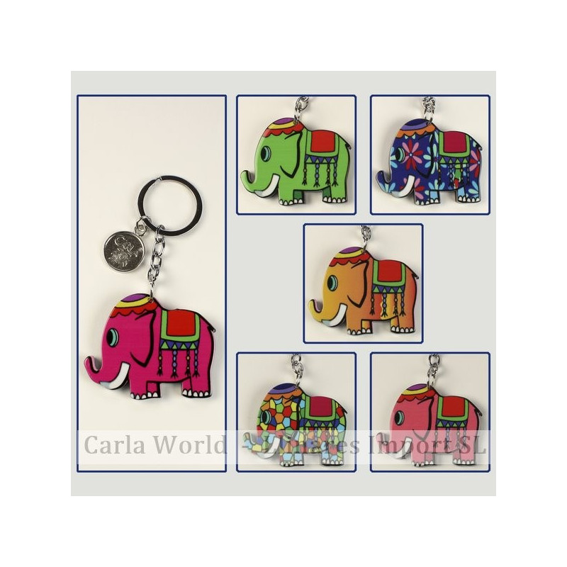 Gancho 09 – Llavero Jungle modelo Elefante. Colores surtidos. Gancho 09 – Llavero Jungle modelo Elefante. Colores surtidos.