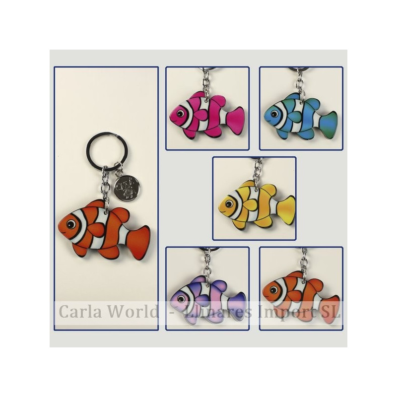 Gancho 14 – Llavero Sea 1 modelo Pez Payaso. Colores surtidos. Gancho 14 – Llavero Sea 1 modelo Pez Payaso. Colores surtidos.