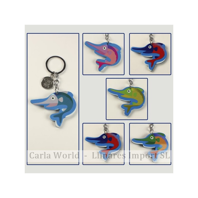 Gancho 15 – Llavero Sea 1 modelo Pez Espada. Colores surtidos. Gancho 15 – Llavero Sea 1 modelo Pez Espada. Colores surtidos.