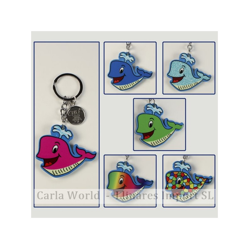 Gancho 05 – Llavero Sea 6 modelo Ballena. Colores surtidos. Gancho 05 – Llavero Sea 6 modelo Ballena. Colores surtidos.