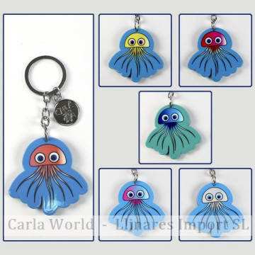 Gancho 16 – Llavero Sea 6 modelo Medusa. Colores surtidos.