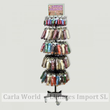 Wooden Souvenir. Expositor con 320 piezas
