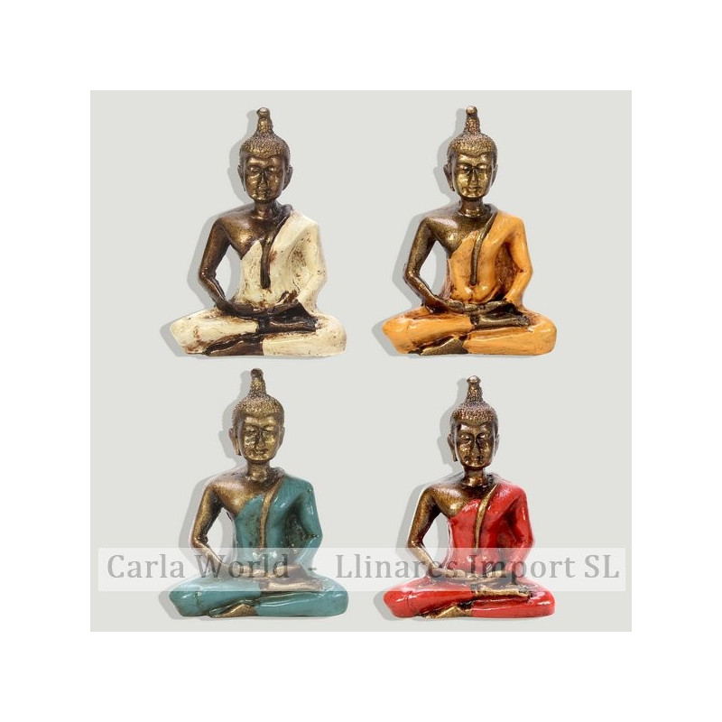 Buda thai resina mini 9cm. Colores surtidos Buda thai resina mini 9cm. Colores surtidos