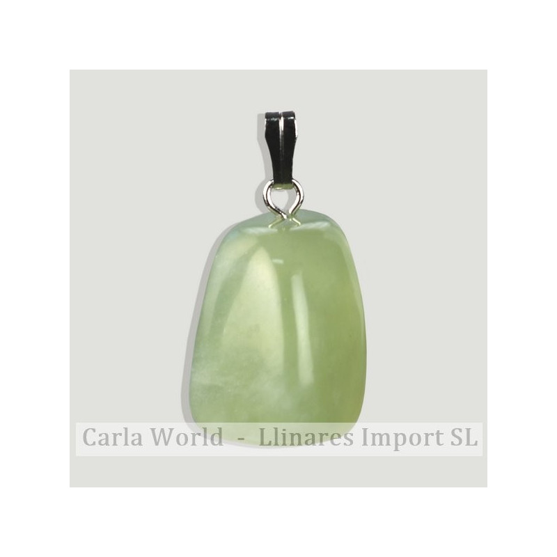 Colgante Jade capuchón plateado Colgante Jade capuchón plateado