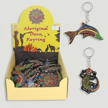 ABORIGEN DECO KEYRING. Llavero Figuras Aborigen 