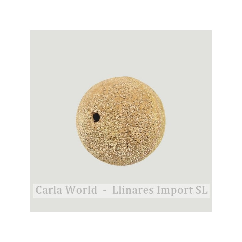 DORADA. Bola metal “purpurina” 18mm DORADA. Bola metal “purpurina” 18mm