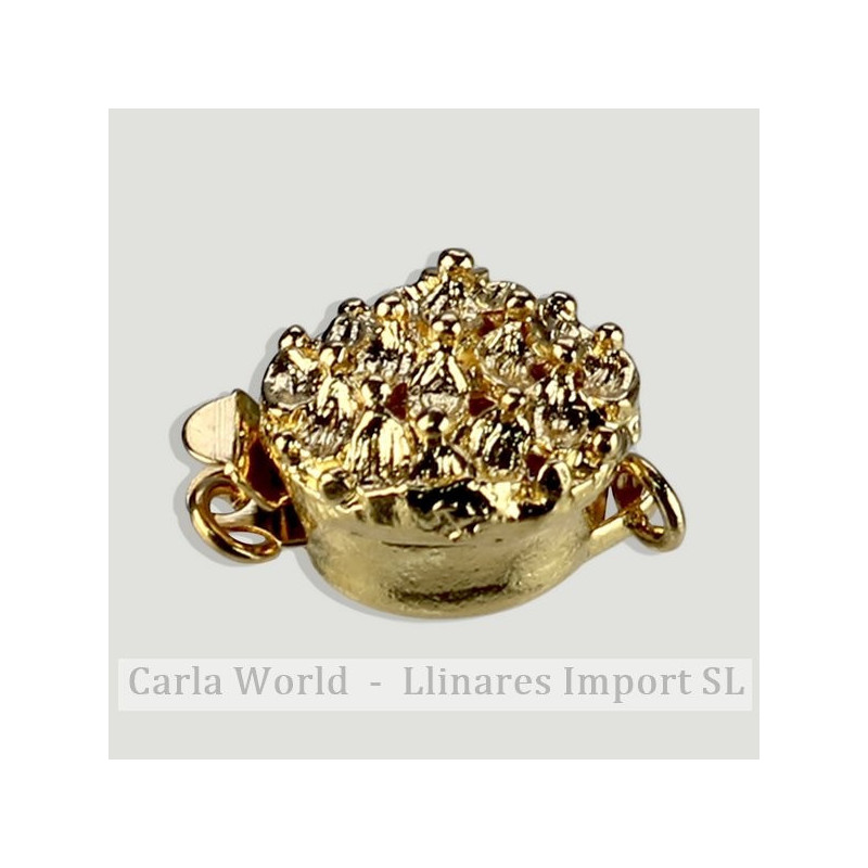 DORADO. Cierre decorativo 11mm. Bolsa 25 piezas DORADO. Cierre decorativo 11mm. Bolsa 25 piezas