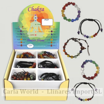 CHAKRA. Pulsera surtida de Chakras