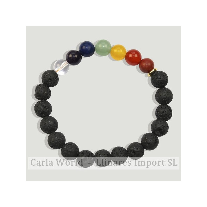 CHARKRA. Lava y mineral. Bola lisa 8mm CHARKRA. Lava y mineral. Bola lisa 8mm