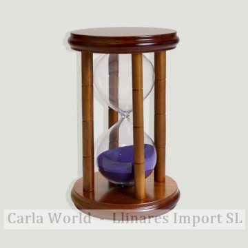 Hourglass wood. 30 minutes. 15x24cm