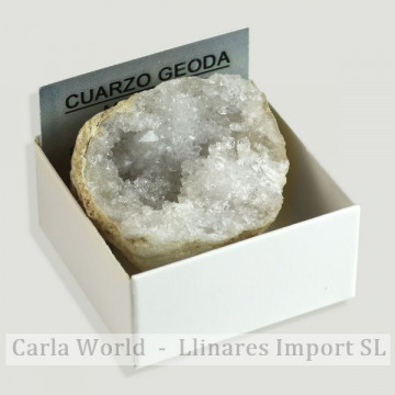 4x4 box – Geode Quartz - Morocco
