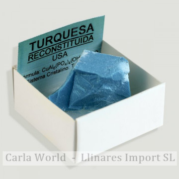 4x4 box - Reconstituted turquoise - USA