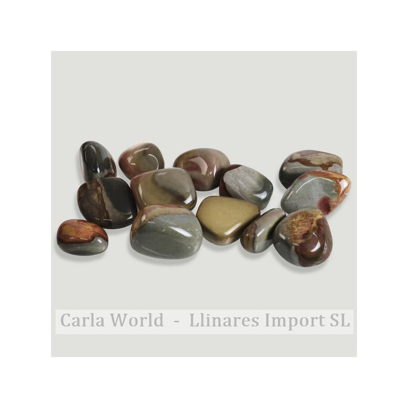 Tumbled Jasper King (35-50mm) - PRICE / KG Tumbled Jasper King (35-50mm) - PRICE / KG