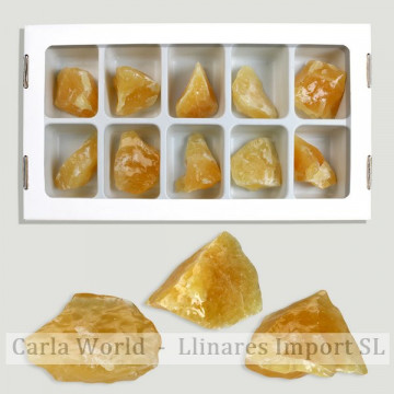 Orange Calcite. Box 10