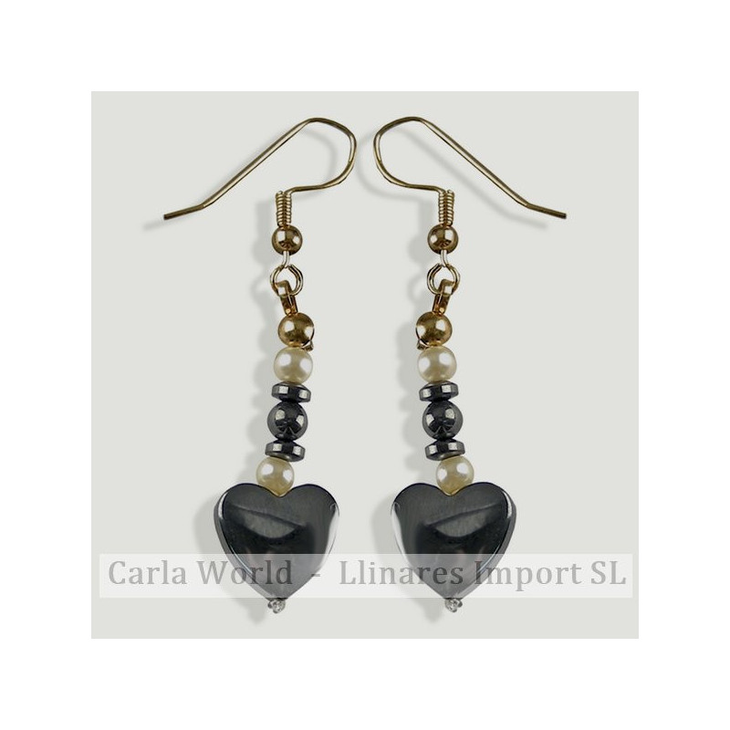 Hook 02 - Hemtite earrings Hook 02 - Hemtite earrings
