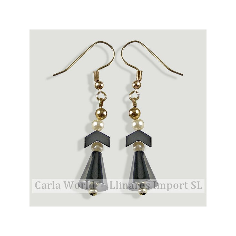 Hook 04 - Hemtite earrings Hook 04 - Hemtite earrings