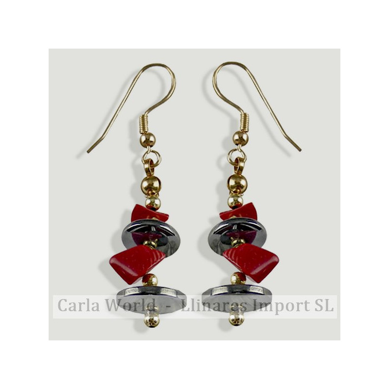 Hook 16 - Hemtite Earrings Hook 16 - Hemtite Earrings