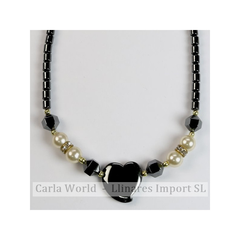 Gancho 18 - Collar Hematite Gancho 18 - Collar Hematite