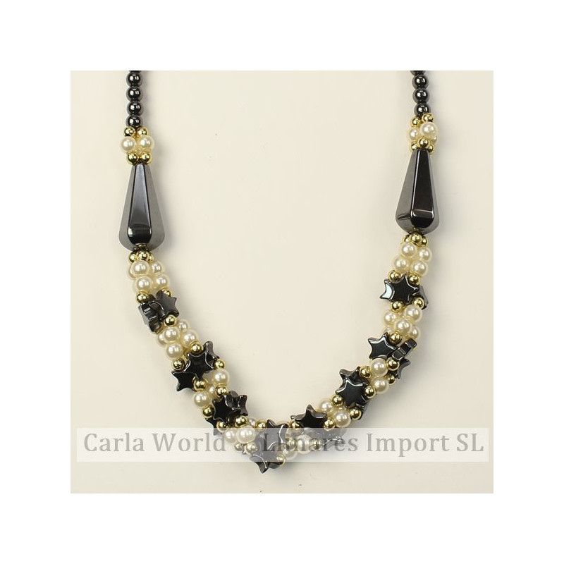 Gancho 19 - Collar Hematite Gancho 19 - Collar Hematite
