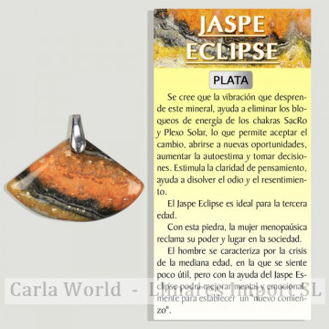 JASPE ÉCLIPSE. Pendentif...