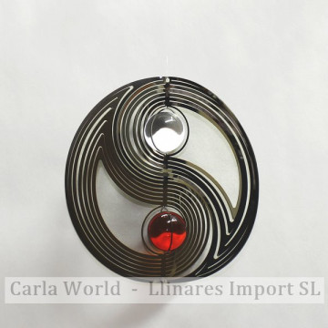 Spinner acero. Yin Yang con...