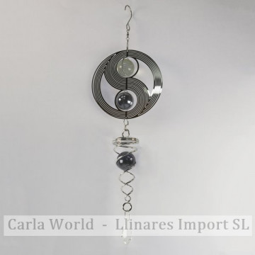 Spinner acero. Yin Yang con...