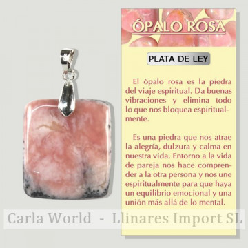 OPALE ROSE. Pendentif...