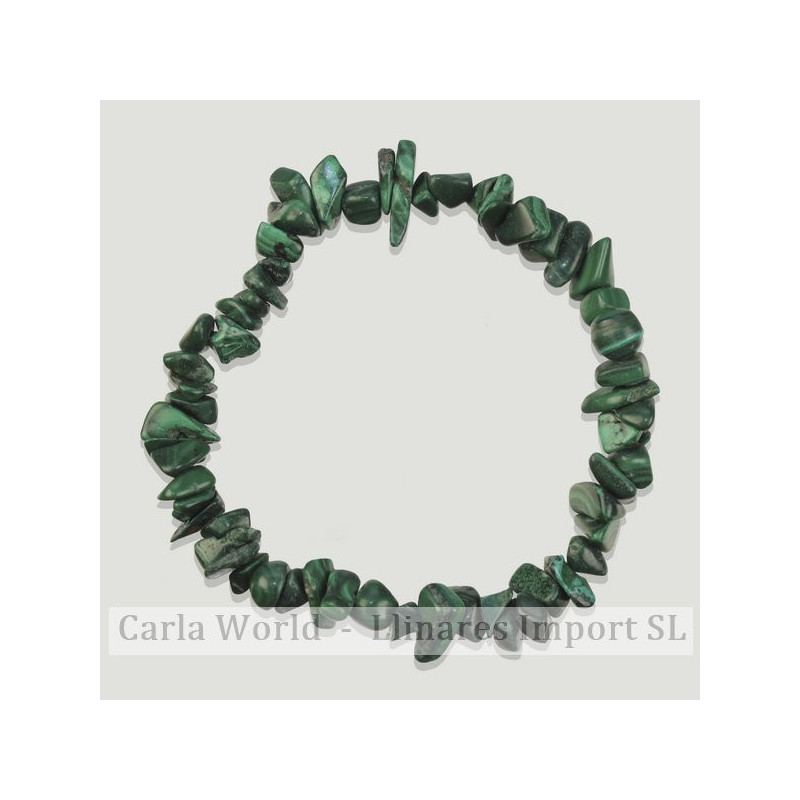 Elastic chip bracelet. Malachite Elastic chip bracelet. Malachite