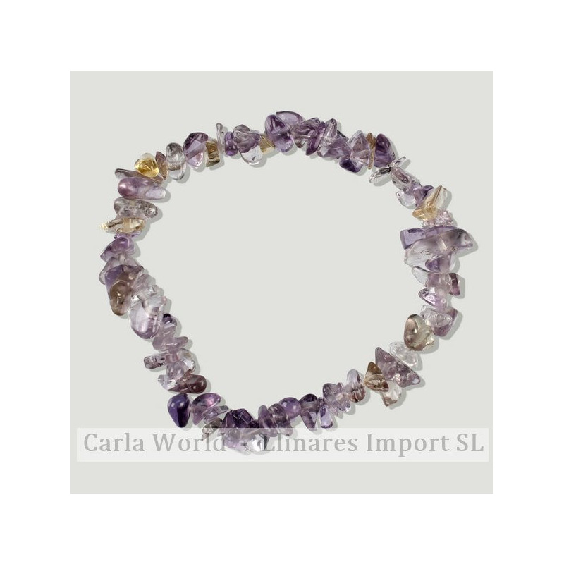 Pulsera chip elástica Ametrino Pulsera chip elástica Ametrino