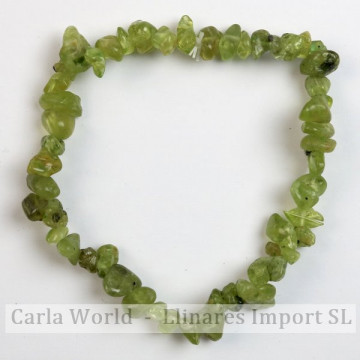 Pulsera chip elástica Peridoto