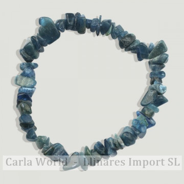 Bracelet à puce élastique. Apatite