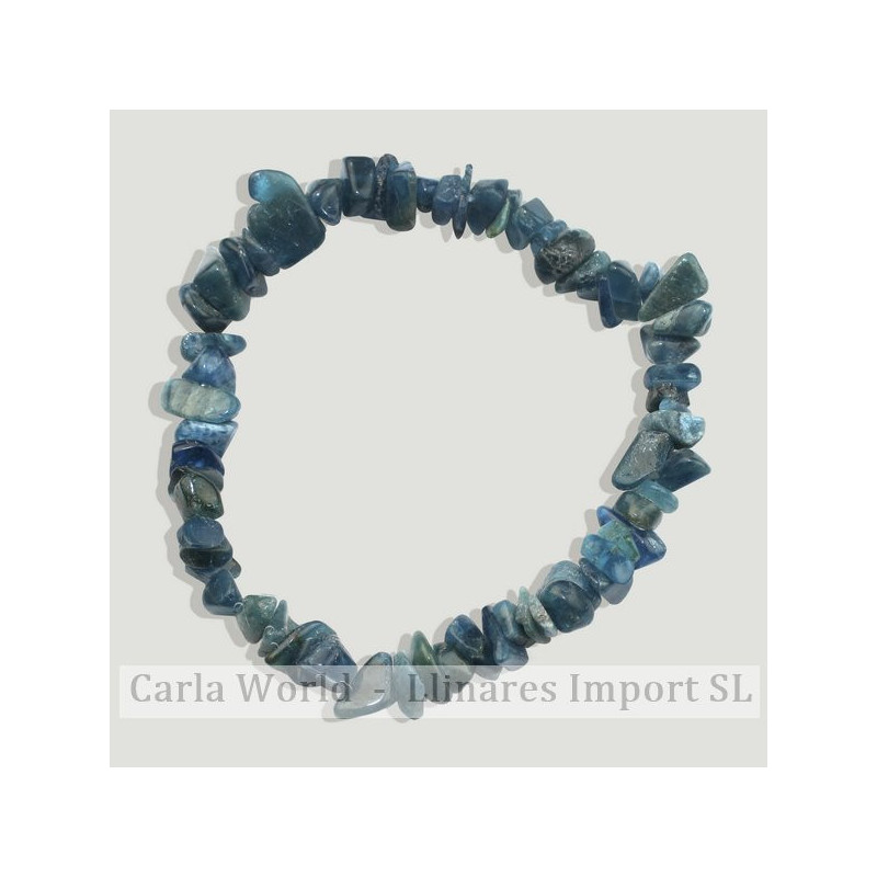 Bracelet à puce élastique. Apatite Bracelet à puce élastique. Apatite
