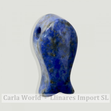 Pingente de peixe 12x25mm Lapizlazuli