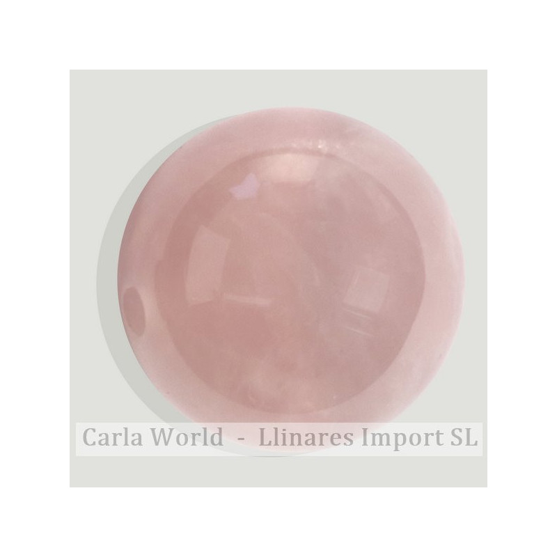 Colgante bola. 22mm. Cuarzo Rosa Colgante bola. 22mm. Cuarzo Rosa