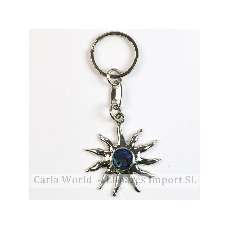 Hook 65 - Abalone Keychain. Model: Sun Hook 65 - Abalone Keychain. Model: Sun