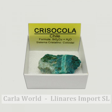 4x4 box – Chrysocola - Chile