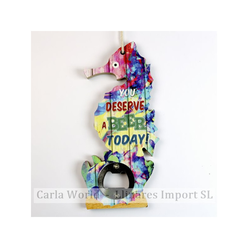 Hook 40 - Bottle opener souvenir. Model Seahorse. Hook 40 - Bottle opener souvenir. Model Seahorse.