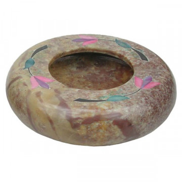 Soapstone matt ashtray 13cm