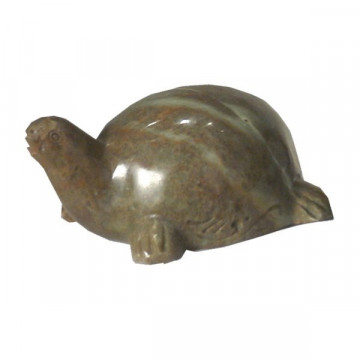Soapstone Turtle smooth 15 cm