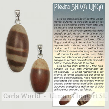 SHIVA LINGAM. Colgante metal. De 20 a 30mm. Aprox.